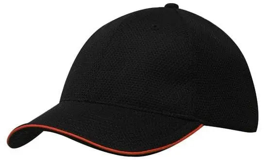 Headwear Double Pique Mesh W/sandwich Cap X12 - 4185 - City Workwear